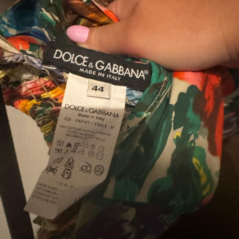 Dolce and Gabbana Floral print Mini Dress - Picture 3 of 6